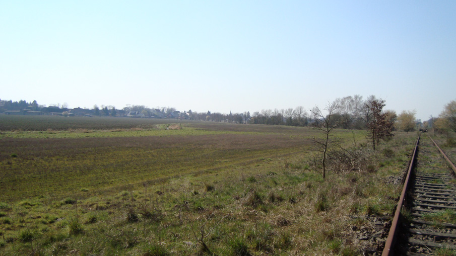 zwischen Kilometerstein 7km und Weg von Berkau nach Poritz