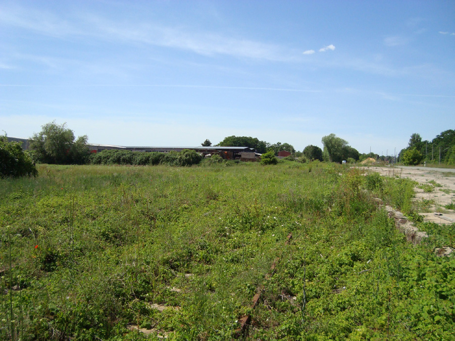 zwischen Streckenende und Weiche Industriegleis